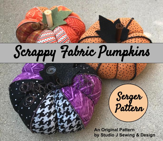 Scrappy Fabric Pumpkins Make Perfect Fall Decor