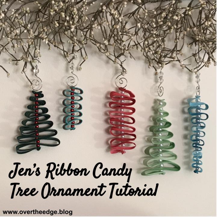 Jen's Ribbon Candy Tree Ornament Tutorial